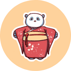 Kaibig-ibig na Panda sa Tradisyonal na Kasuotan — Panda Wallpaper