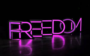 Kalayaan na Estetikang Neon Purple