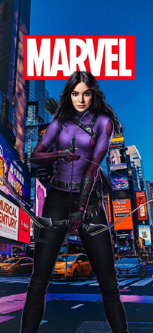 Kate Bishop Marvel fan art na wallpaper — Honor Play 80 Pro Wallpaper