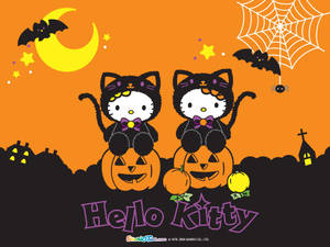 Kawaii Halloween Dalawang Hello Kitty