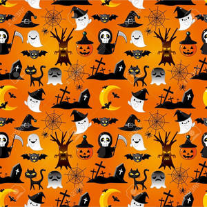 Kawaii Halloween Sementeryo