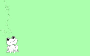 Kawaii Palaka sa Berdeng Guhit wallpaper