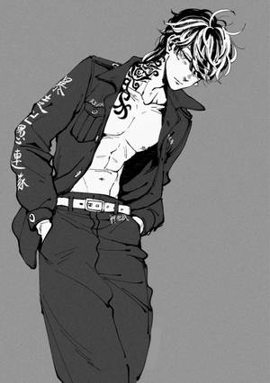 Kazutora Hanemiya Black And White wallpaper — 黑白美学 Wallpaper