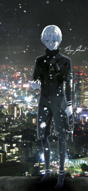 Ken Mask Off Tokyo Ghould Iphone — S24 Ultra Wallpaper