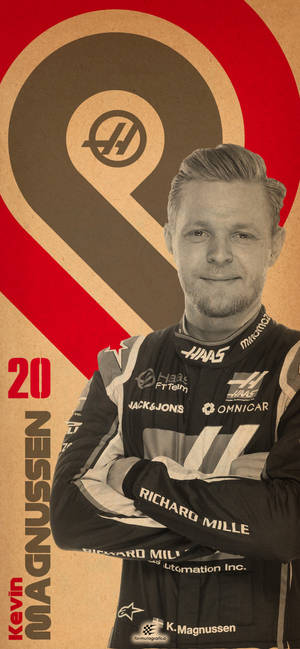 Kevin Magnussen 20 Haas Edit — 19.5:9 Wallpaper