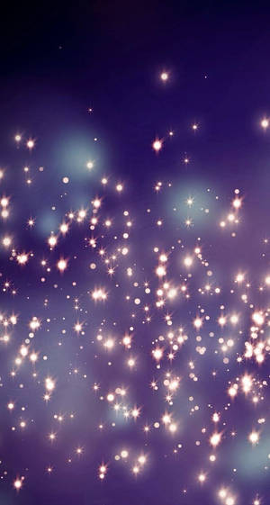 Lock screen purple glitters wallpaper.