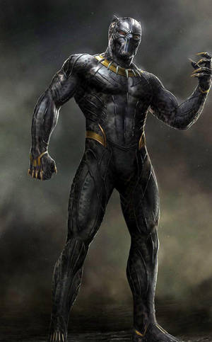 Killmonger Digital Illustration wallpaper — Galaxy Tab S10+ Wallpaper