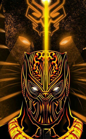 Killmonger Jaguar Art wallpaper — Galaxy Tab S9 Ultra Wallpaper
