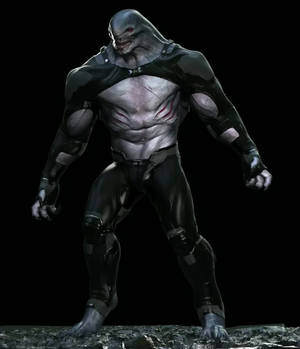 King Shark supervillain design wallpaper — Galaxy Z Fold Wallpaper