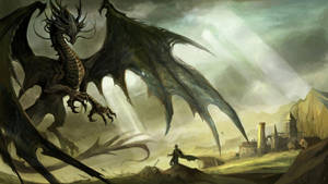 Knight Laban sa Black Japanese Dragon PC