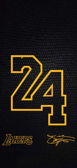 Kobe Bryant 24 Logo — Pixel 8 Wallpaper