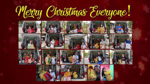 Wallpaper ng Koleksyon ng mga Sorpresa sa Pasko — Paskong collage Wallpaper