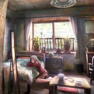 Mga larawan ng Anime Room — Anime room GIF Wallpaper