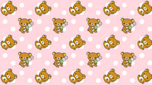 Kunin ang iyong araw-araw na dosis ng cuteness at kawaii vibes gamit ang malambot na pink na background na ito.