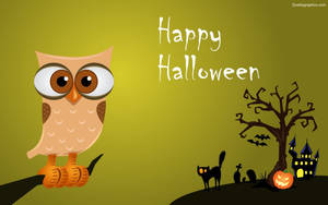 Kuwago para sa Halloween na Kawaii