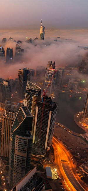 Kuwait aerial view photograph wallpaper — Galaxy S26 Ultra Wallpaper