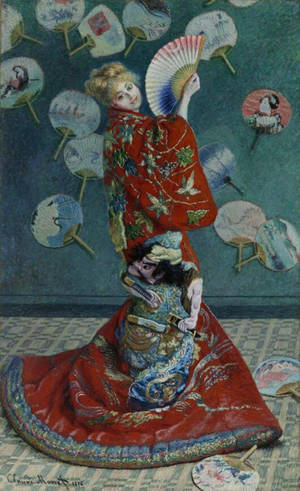La Japonaise Ni Claude Monet wallpaper — Galaxy Tab S9 FE Wallpaper