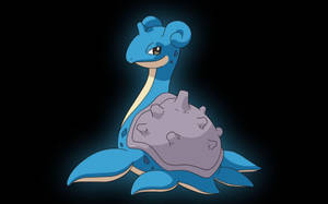 Lapras Itim na Background — Anime desktop Wallpaper