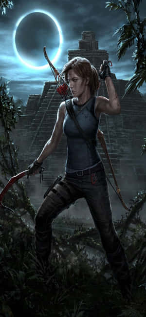 Iphone Xs Max Rise Of The Tomb Raider Background — iPhone 11 Pro Max Wallpaper
