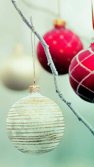 Mga Larawan ng Palamuting Pampasko — Cute Aesthetic Christmas Wallpaper