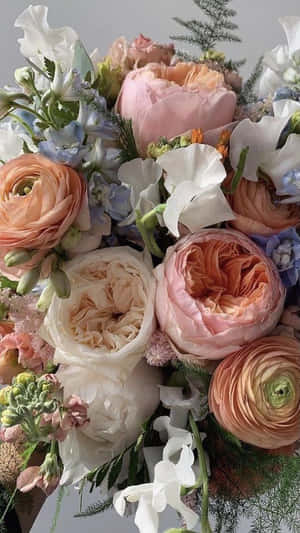 Mga Larawan ng Bouquet — Bulaklak aesthetic Wallpaper