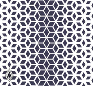 Mga Larawan ng Geometrikong Disenyo — Madilim na asul Wallpaper