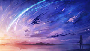 Purple Anime background