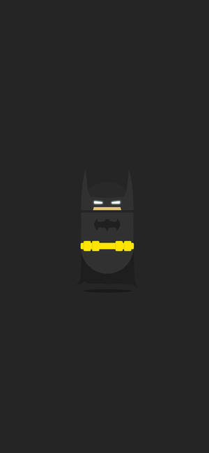 Batman In Minimal Dark Iphone — Samsung S21 Ultra Wallpaper