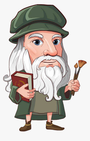 Leonardo Da Vinci Graphic Art wallpaper — Lenovo Tab Wallpaper