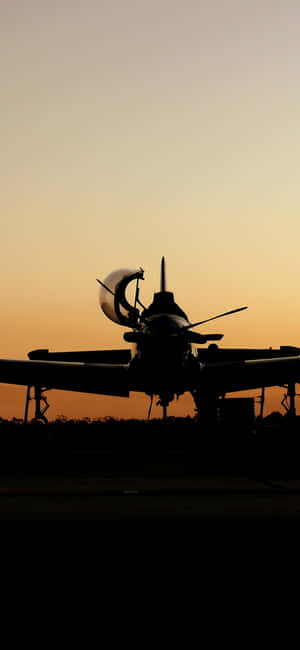 Android Plane Background — iPhone 16 Pro Wallpaper