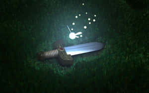 Link at ang maalamat na Triforce mula sa Legend of Zelda — Legend of zelda GIF Wallpaper