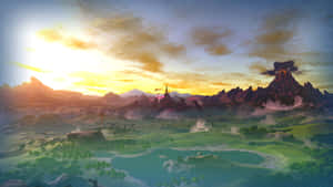 Link ay nagsimula sa isang pagbabagong-buhay na paglalakbay sa Legend of Zelda — Legend of zelda GIF Wallpaper