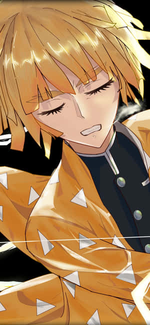 Zenitsu Phone — iPhone Air Wallpaper
