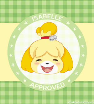 Wallpaper ng adorable HD na Isabelle Animal Crossing — Nubia Fold Wallpaper