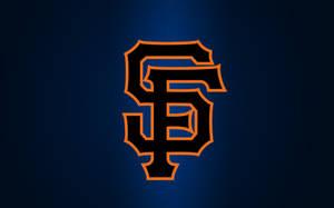 Logo ng San Francisco Giants na Asul at Itim — Desktop GIF Wallpaper