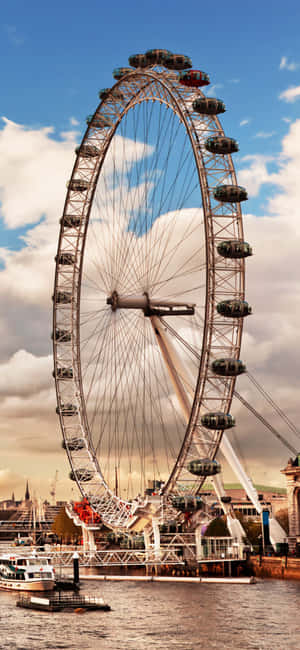London Eye Ferries Wheel — iPhone 18 Pro Max Wallpaper