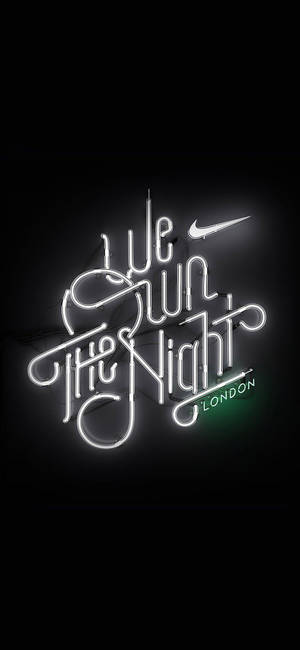 London Nike iPhone Logo — Galaxy S25 Wallpaper