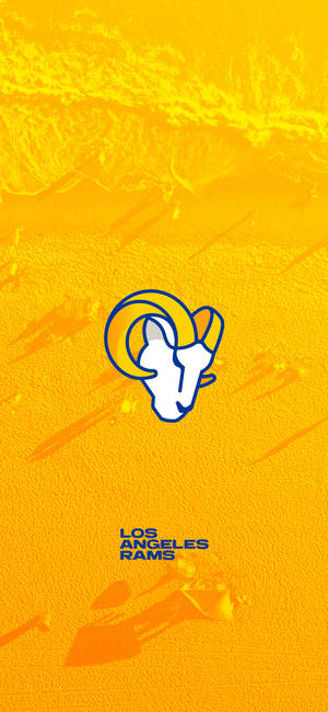 Los Angeles Rams Cartoon Logo Wallpaper — 1290x2796 Wallpaper