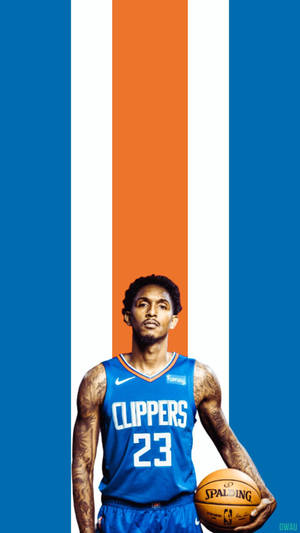 Lou Williams vertical stripes wallpaper — 9:16 Wallpaper