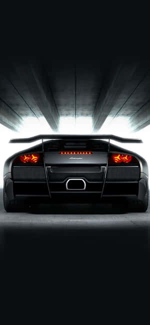Black Lamborghini Iphone — iPhone 15 Plus Wallpaper
