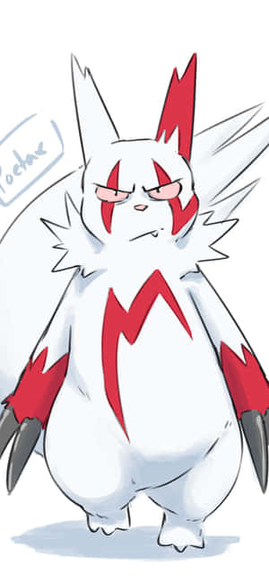 Galit na Mukha ni Zangoose — iPhone Xs Wallpaper
