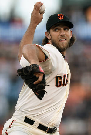 Madison Bumgarner Baseball Throw — Huawei MatePad 12 X (2025) Wallpaper