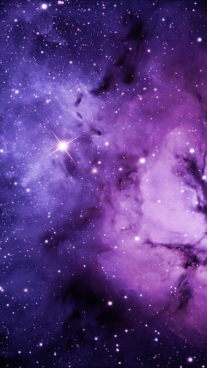 Magandang Aesthetic na Purple Galaxy wallpaper — Maganda aesthetic Wallpaper