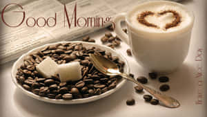 Magandang Umaga Pag-ibig sa Kape — Magandang umaga mahal ko Wallpaper