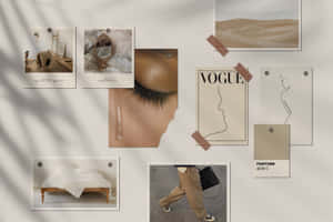 Maghanap ng kapayapaan at kalmado sa isang minimal na beige aesthetic — Beige aesthetic GIF Wallpaper