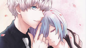 Wallpaper ng magkasintahan na anime Tokyo Ghoul — Anime couple GIF Wallpaper