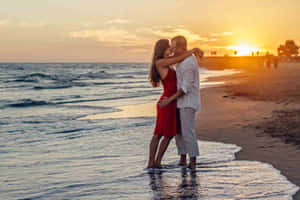 Mga Romantikong Larawan — Romantikong pag-ibig Wallpaper