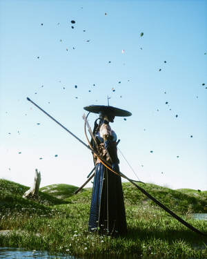 Mahabang Haba ng Samurai Hapon — Samurai ng Hapon Wallpaper
