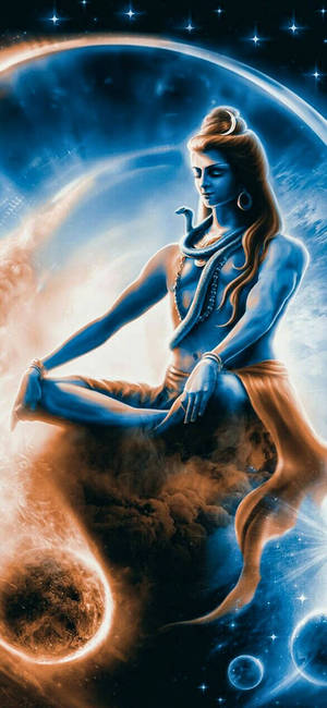 Mahakal Galaxy Art — Samsung S23 Wallpaper