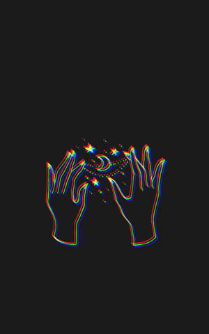 Wallpaper ng mahiwagang kamay na aesthetic para sa iPhone — Honor Pad 10 Wallpaper